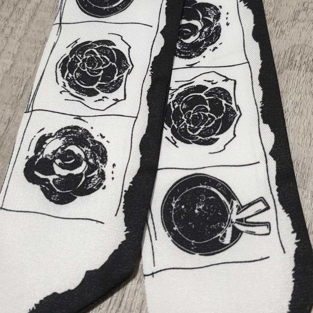 Skinny Scarf Fashion Women Wrap Hand Bag Accessory Hair Tie Luxe Trendy Gift